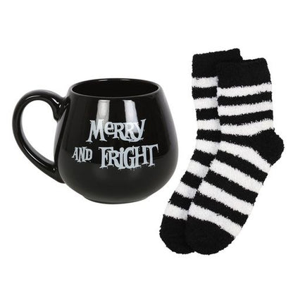 Merry and Fright Mug and Socks Set