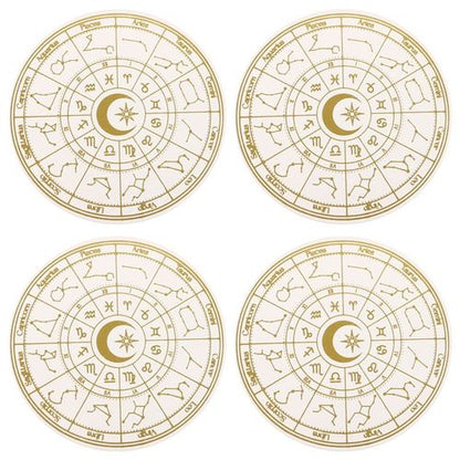 Astrology Wheel Coaster Set