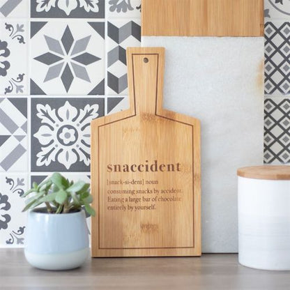 Snaccident Bamboo Serving Board