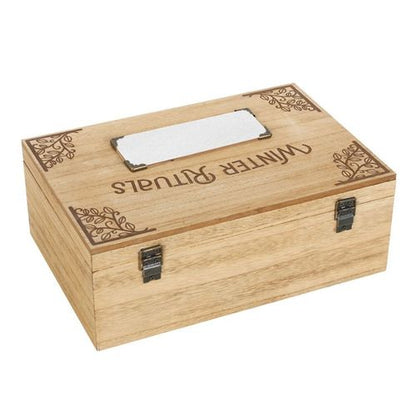 30cm Wooden Winter Rituals Box