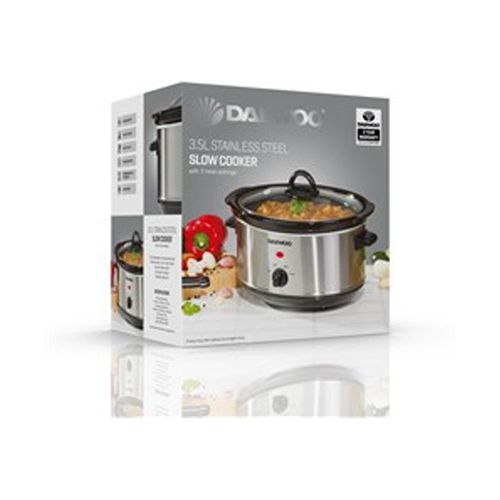 Daewoo 3.5L Slow Cooker Stainless Steel- SDA1364