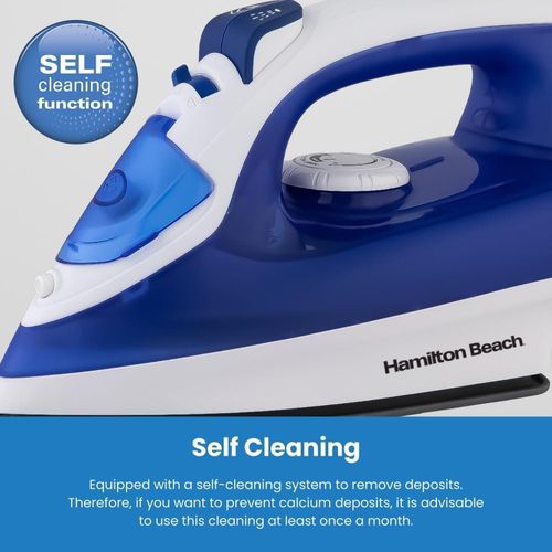 Hamilton Beach SteamMax 2200W Blue & White Steam Iron