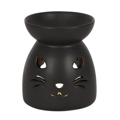 Black Cat Cut Out Oil Burner and Wax Warmer