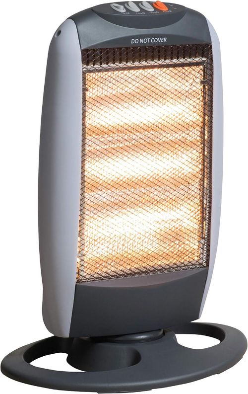 Daewoo 1200w Oscillating Halogen Heater HEA1416