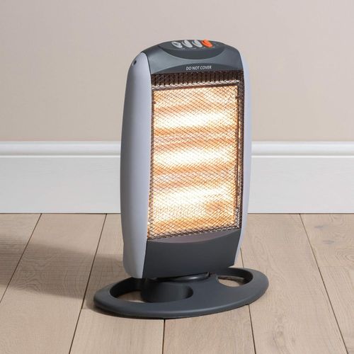 Daewoo 1200w Oscillating Halogen Heater HEA1416