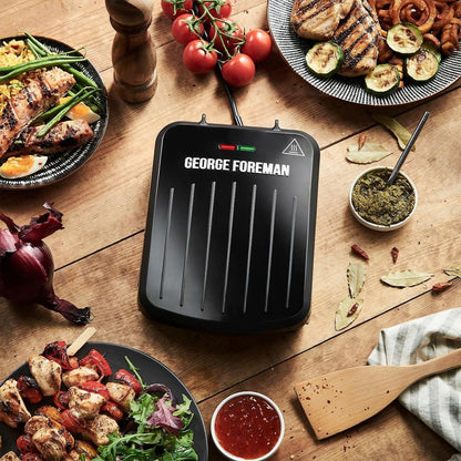 George Foreman Small Electric Fit Grill Black, 760W