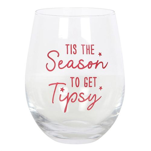 Season to Get Tipsy Stemless Glass