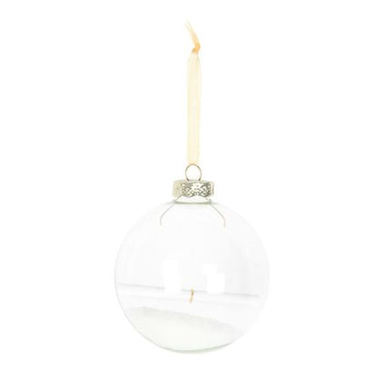 Christmas Wish Hanging Glass Bauble