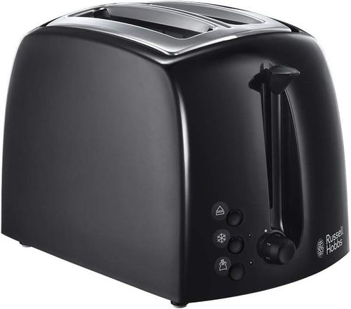 Russell Hobbs Textures 2-Slice Toaster 850 W, Black 21641