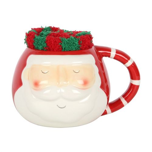 Santa Mug and Socks Set