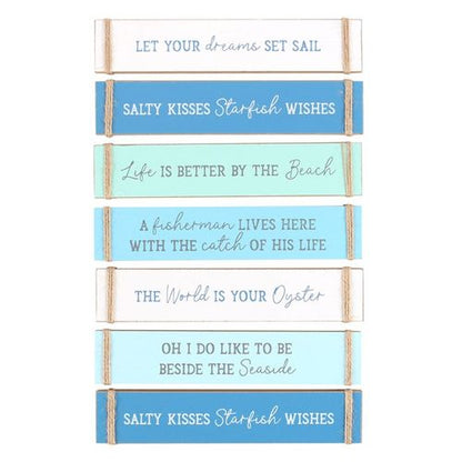 Pack of 6 Nautical Block Signs