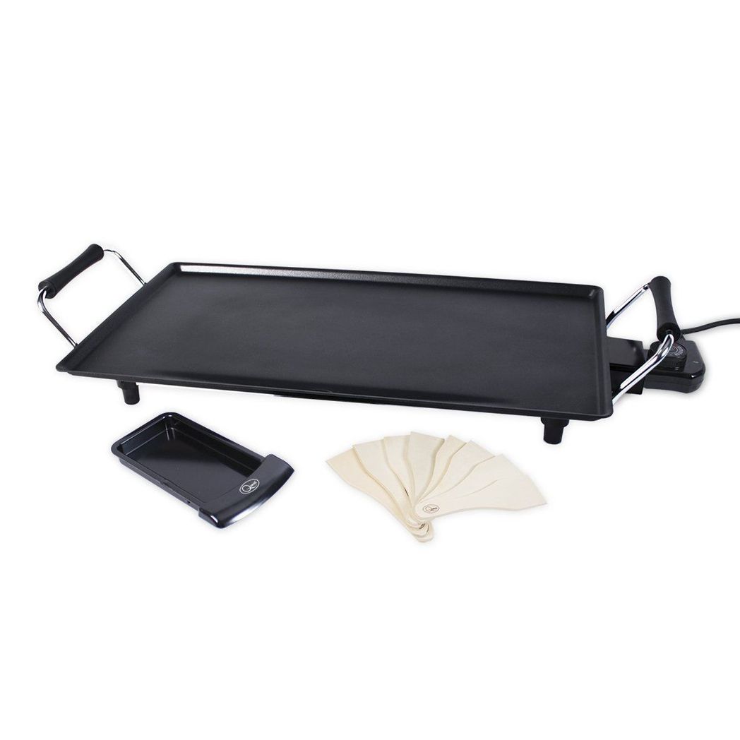 Quest Non-Stick Electric Teppanyaki Table Top Grill- 35490