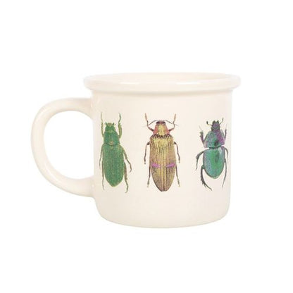 Off White Beetle Mug