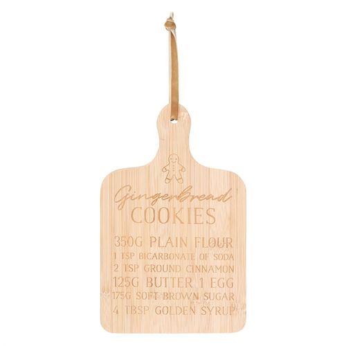 Gingerbread Cookies Bamboo Serving Board