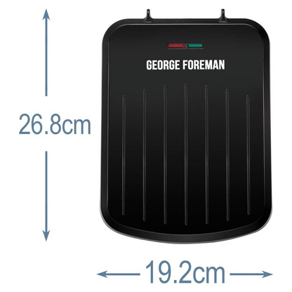 George Foreman Small Electric Fit Grill Black, 760W