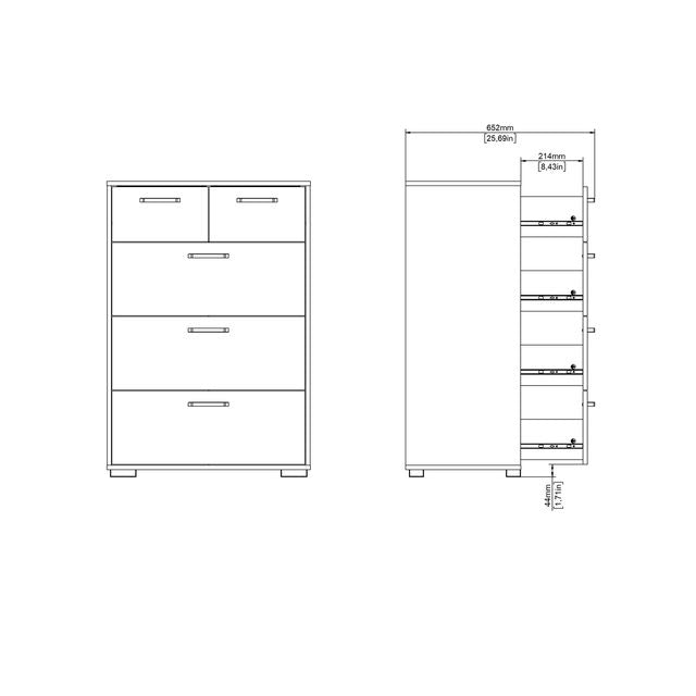 Sofia Chest 3 + 2 drawers