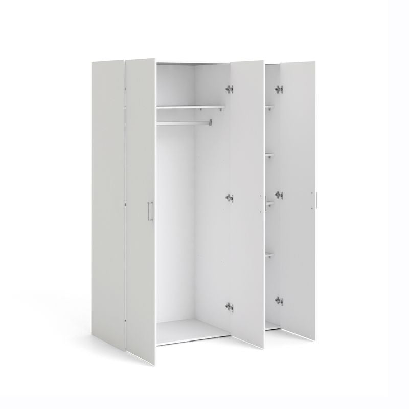Space Wardrobe 3 Doors White 1751