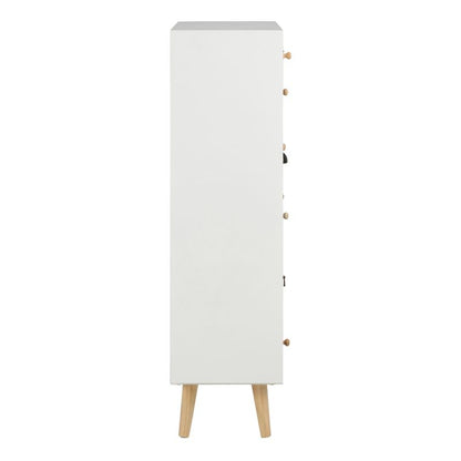 Thais White Shabby Chic Multi Coloured Chest